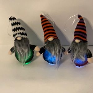 Three Changing Colors Lighted Desktop Gnomes